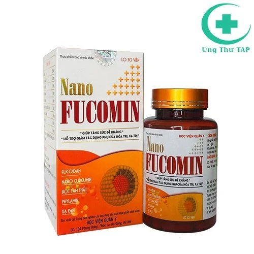 Nano Fucomin - Hỗ trợ giảm tác dụng phụ của hóa trị, xạ trị