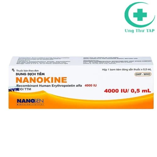 Nanokine 4000 IU/0,5ml - Thuốc điều trị thiếu máu
