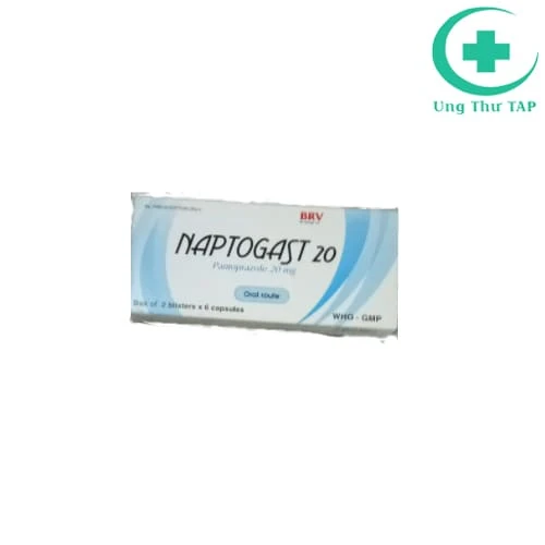 Naptogast 20 - Thuốc điều trị trào ngược dạ dày - thực quản
