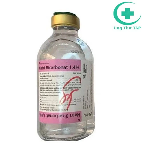 Natri Bicarbonat 1,4% 500ml- Thuốc điều trị nhiễm toan chuyển hóa