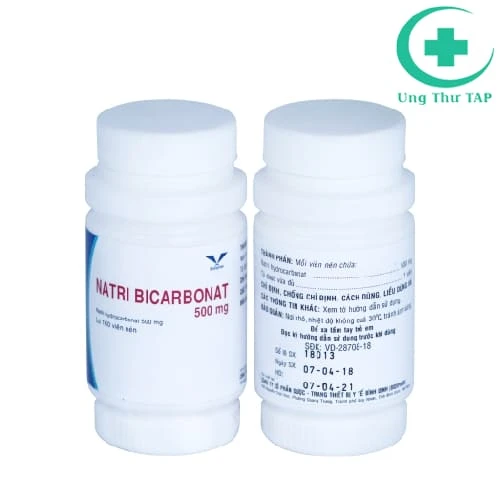 Natri bicarbonat 500mg Bidiphar - Điều trị nhiễm trùng tiết niệu