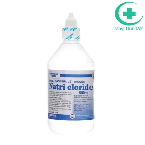 Natri Clorid 0,9% 500ml Hdpharma-Dung dịch súc miệng, rửa vết thương