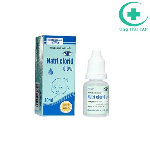Natri clorid 0,9% HD Pharma - Thuốc nhỏ mắt điều trị khô mỏi