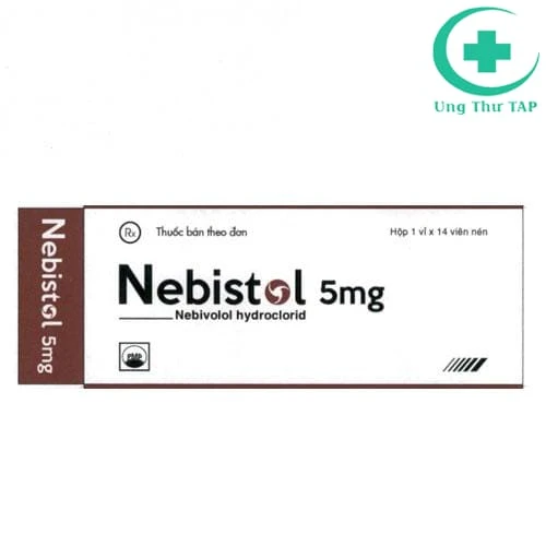 Nebistol 5mg Pymepharco - Điều trị tăng huyết áp, đau thắt ngực