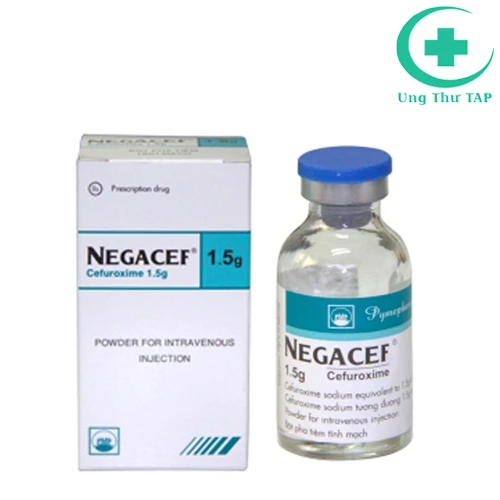 Negacef 1,5g Pymepharco - Thuốc điều trị nhiễm khuẩn da