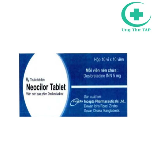 Neocilor tablet  - Thuốc giảm viêm mũi dị ứng, mề đay hiệu quả
