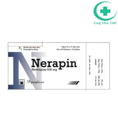 Nerapin 200mg Pymepharco - Thuốc điều trị, dự phòng HIV/AIDS