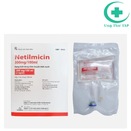 Netilmicin 100ml Amvipharm - Thuốc điều trị nhiễm khuẩn hiệu quả