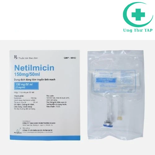 Netilmicin 500 ml Amvipharm - Thuốc điều trị nhiễm khuẩn hiệu quả