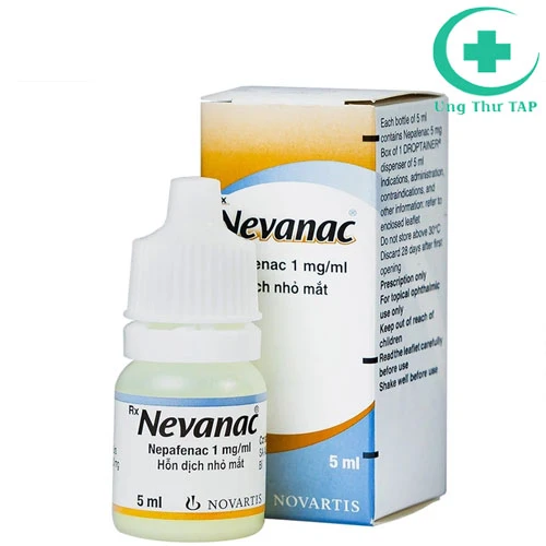 Nevanac 1mg/ml - Thuốc giúp làm giảm đau mắt, kích ứng của Bỉ