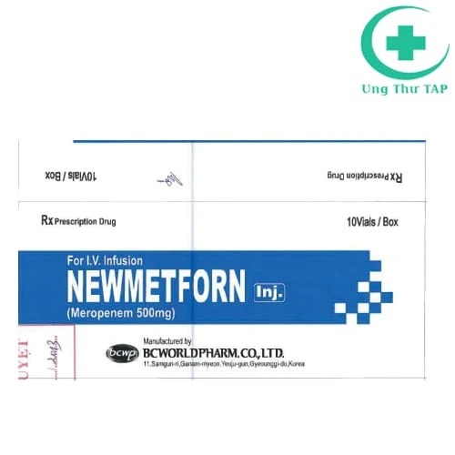 Newmetforn Inj. 0,5g BCWorld - Thuốc nhiễm khuẩn của Đức