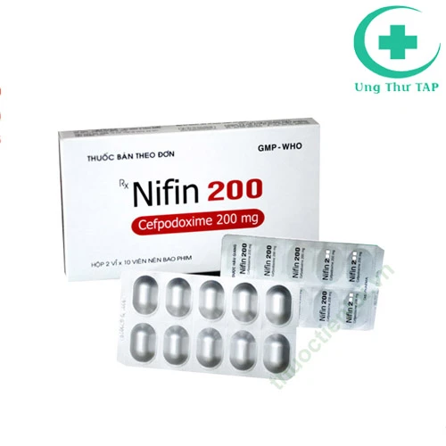 Nifin 200 - Thuốc điều trị nhiễm khuẩn từ nhẹ đến trung bình.
