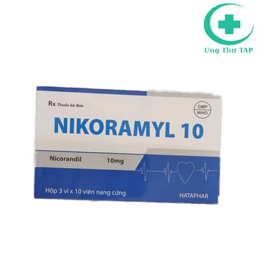 Nikoramyl 10 - Thuốc kiểm soát dài hạn bệnh mạch vành