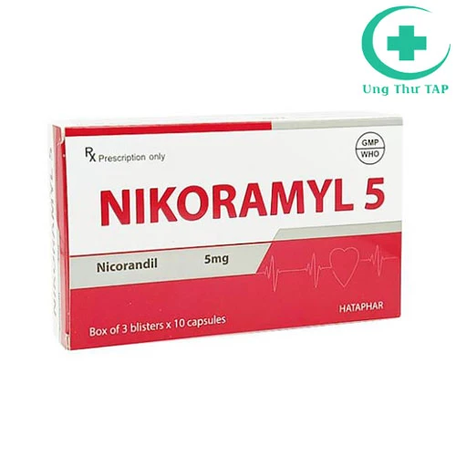 Nikoramyl 5 - Thuốc kiểm soát dài hạn bệnh mạch vành