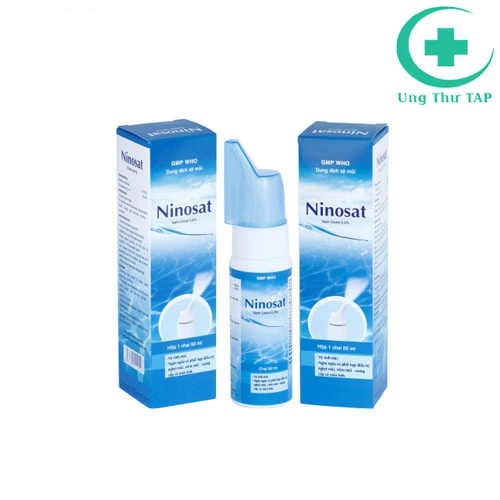 Ninosat - điều trị nghẹt mũi, viêm mũi, viêm xoang hiệu quả