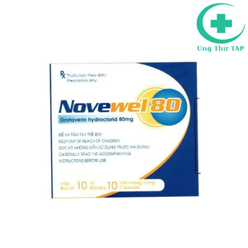 Novewel 80 - Điều trị các cơn đau có thắt dạ dày, ruột, tử cung