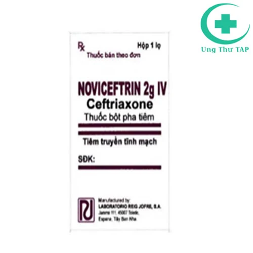Noviceftrin 2g IV - Thuốc điều trị nhiễm trùng hiệu quả của Spain
