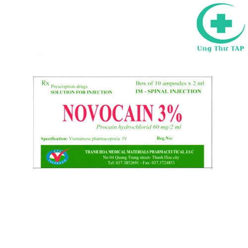 Novocain 3% Thephaco - Thuốc gây tê hiệu quả và an toàn
