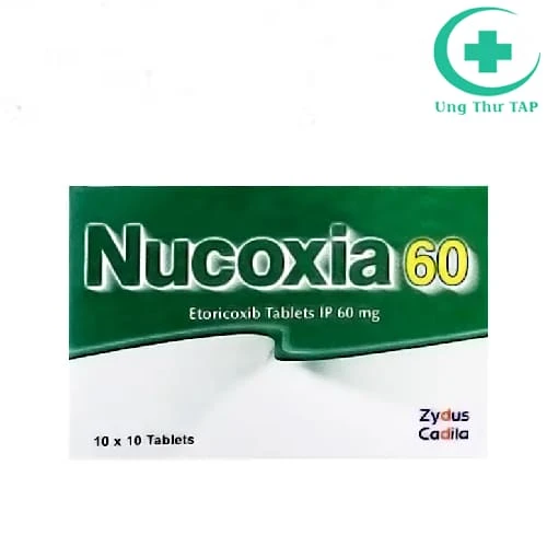 Nucoxia 60 Zydus Cadila - Thuốc điều trị bệnh viêm xương khớp