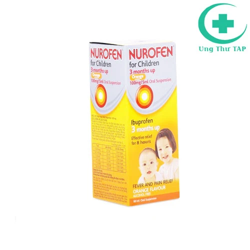 Nurofen For Children - điều trị giảm đau và hạ sốt ở trẻ em