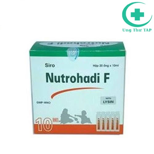 Nutrohadi F - điều trị bệnh do thiếu vitamin, calci, phospho và lysin