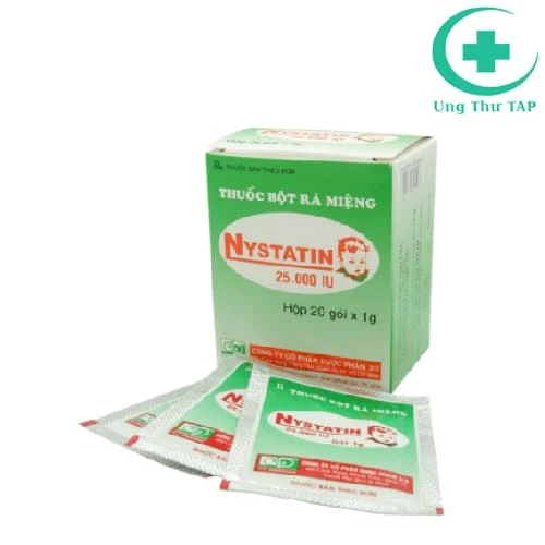 Nystatin 25.000IU F.T.Pharma - Thuốc điều trị  bệnh Candida miệng