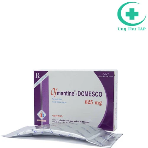 Ofmantine-Domesco 625mg - Điều trị viêm amidan, viêm xoang