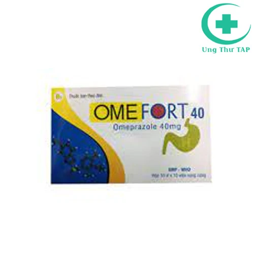 Omefort 40 - Thuốc điều trị trào ngược dạ dày - thực quản