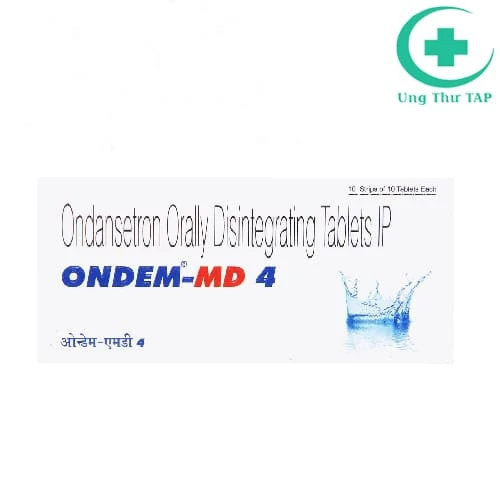 Ondem - MD 4mg Alkem - Thuốc ngăn ngừa buồn nôn, nôn do hóa trị