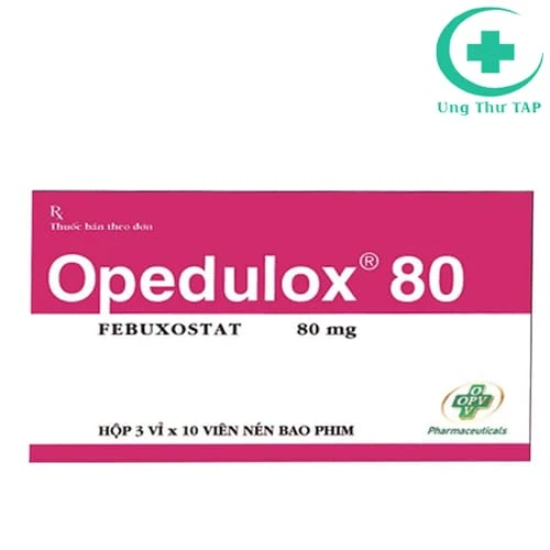 Opedulox 80 - Thuốc điều trị Gout, làm giảm nồng độ acid uric