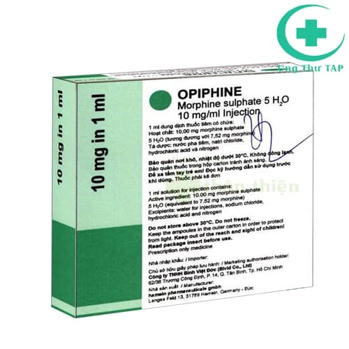 Opiphine - Thuốc điều trị giảm cơn đau nhiều và dữ dội