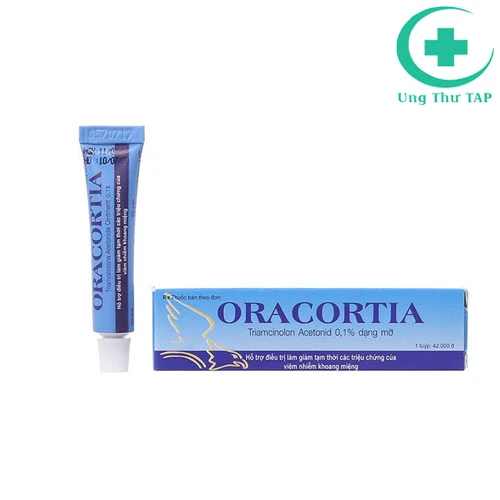 Oracortia - Thuốc điều trị giảm viêm nhiễm khoang miệng