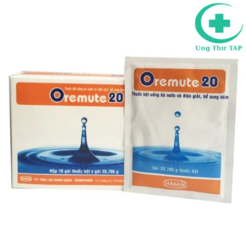 Oremute 20 - Thuốc bổ sung kẽm và nước hiệu quả