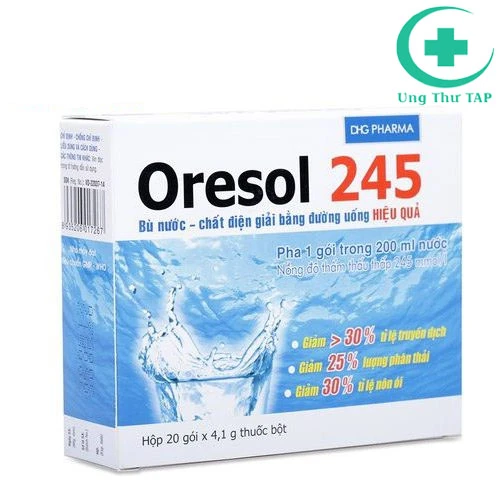 Oresol 245 DHG - Điều trị mất điện giải và nước hiệu quả