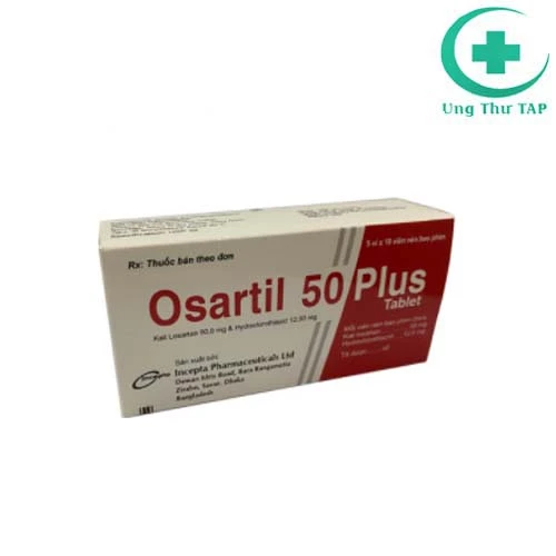 Osartil 50 Plus - Thuốc điều trị tăng huyết áp hiệu quả