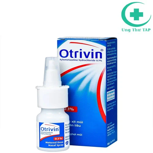 Otrivin 10ml - Thuốc xịt mũi trị viêm xoang, nghẹt mũi, sổ mũi