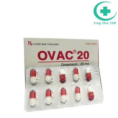 Ovac - 20 - Thuốc điều trị viêm loét dạ dày-tá tràng tốt nhất