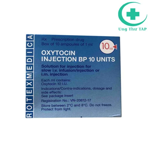 Oxytocin injection BP 10 Units - kích thích chuyển da khi sinh