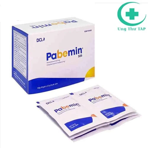 Pabemin 325 Hộp 30 gói - Thuốc giảm đau, hạ sốt của Pharimexco
