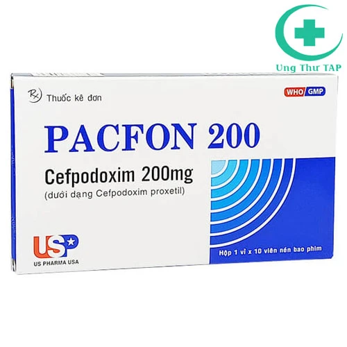 Pacfon 200 - điều trị viêm đường hô hấp, viêm tai giữa hiệu quả.
