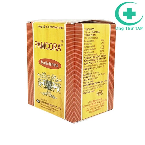 Pamcora - viên nén bổ sung vitamin cần thiết cho cơ thể