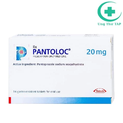 Pantoloc 20mg Takeda - Điều trị trào ngược dạ dày thực quản