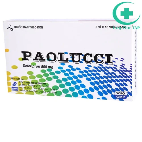 Paolucci - Thuốc điều trị tình trạng dư thừa sắt trong cơ thể