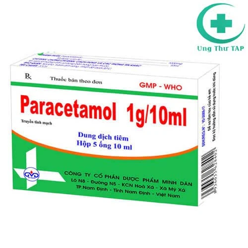 Paracetamol 1G/10ML Md pharco - Thuốc điều trị đau răng, cảm sốt