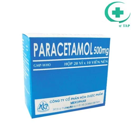 Paracetamol 500mg Mekophar - Thuốc điều trị đau bụng kinh