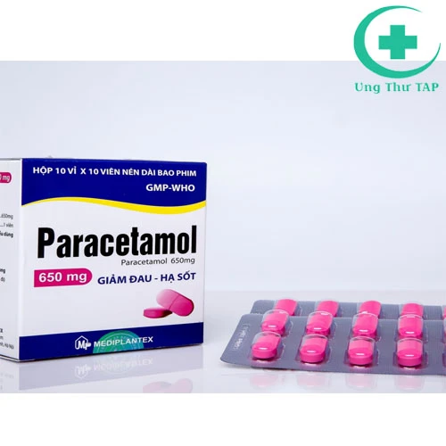 Paracetamol 650mg - Thuốc giảm đau, hạ sốt của Mediplantex