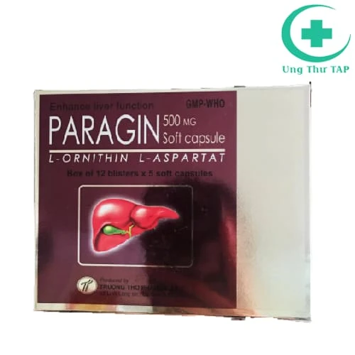Paragin 500 - Thuốc hỗ trợ điều trị một số bệnh lý ở gan 