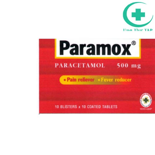 Paramox 500 - Thuốc giảm các cơn đau và hạ sốt hiệu quả