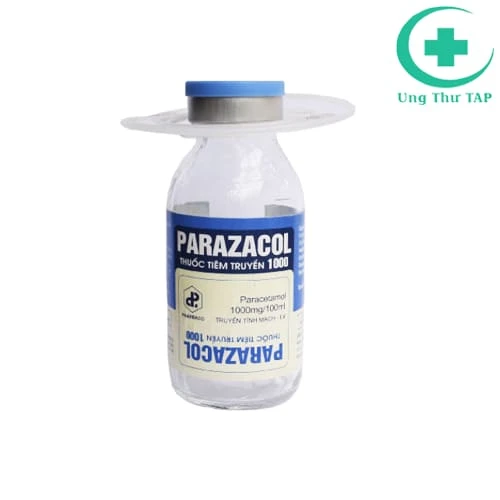 Parazacol 1000 Pharbaco - Thuốc giảm đau, hạ sốt  hiệu quả