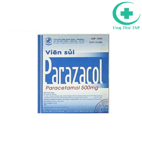 Parazacol 500 - Viên sủi giúp giảm đau, hạ sốt của DP TW1